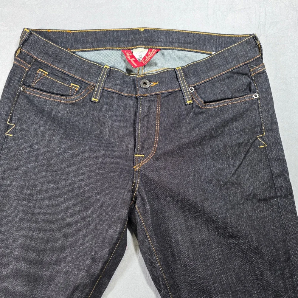 Lucky Brand Zoe Skinny Ankle Crop Jeans Womens 10/30 Dark Wash